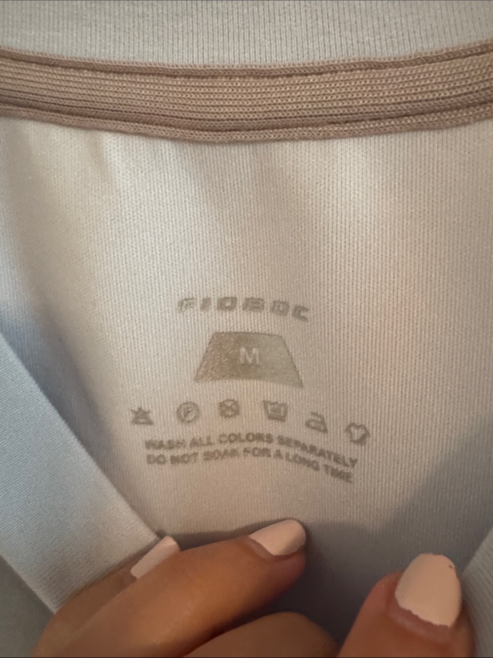 Light Blue Crewneck Sweatshirt with Elbow Patches - Picture 3 of 5